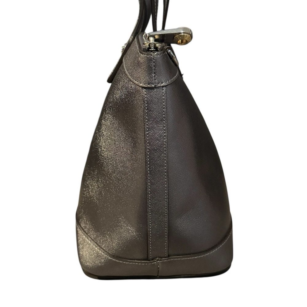 Henri Bendel Saffiano Leather Top Handle Bag - Picture 4 of 7
